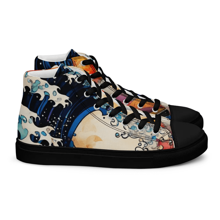 Japanese Whimsical Wave High Tops product image (2)