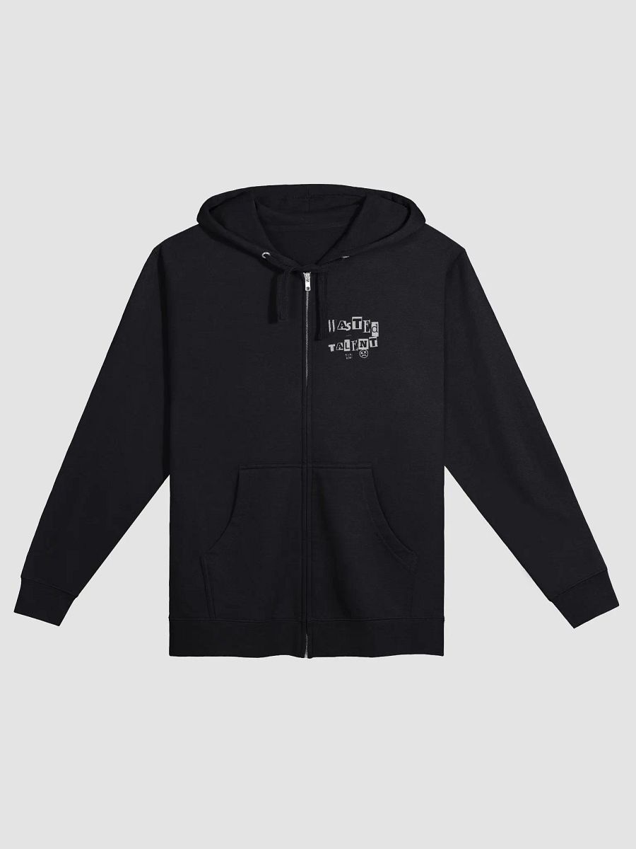 WASTED TALENT OFFICIAL OG Glitch Smiley ZIP Hoodie product image (1)