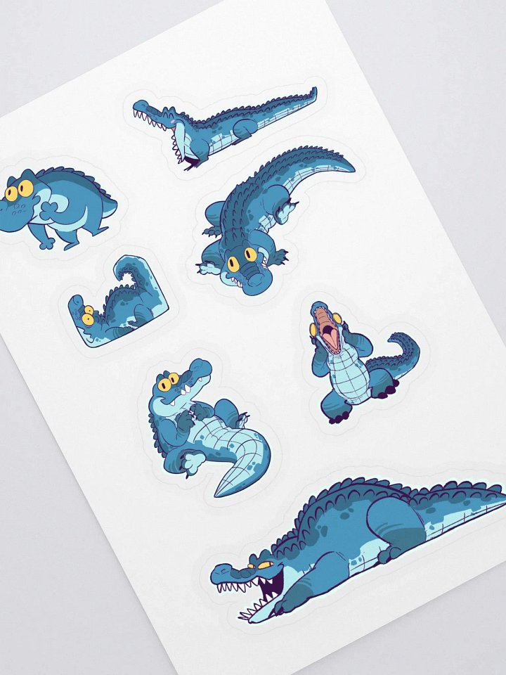 Full Crocodile Sticker Sheet 1 product image (1)