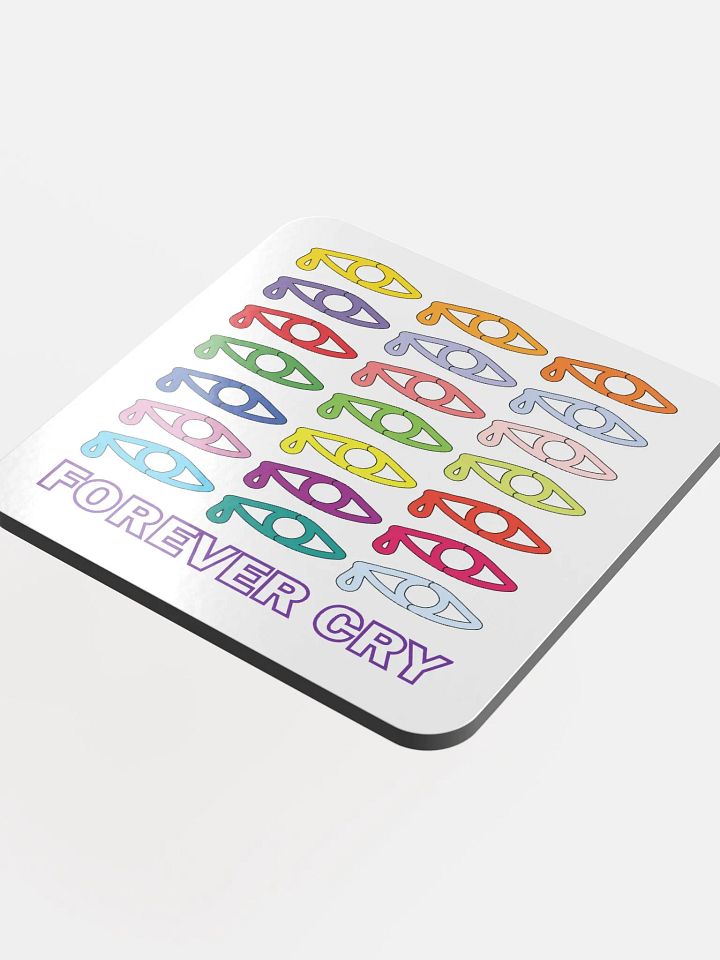 Forever Cry - Multi-Colour - Glossed Cork Coaster product image (1)