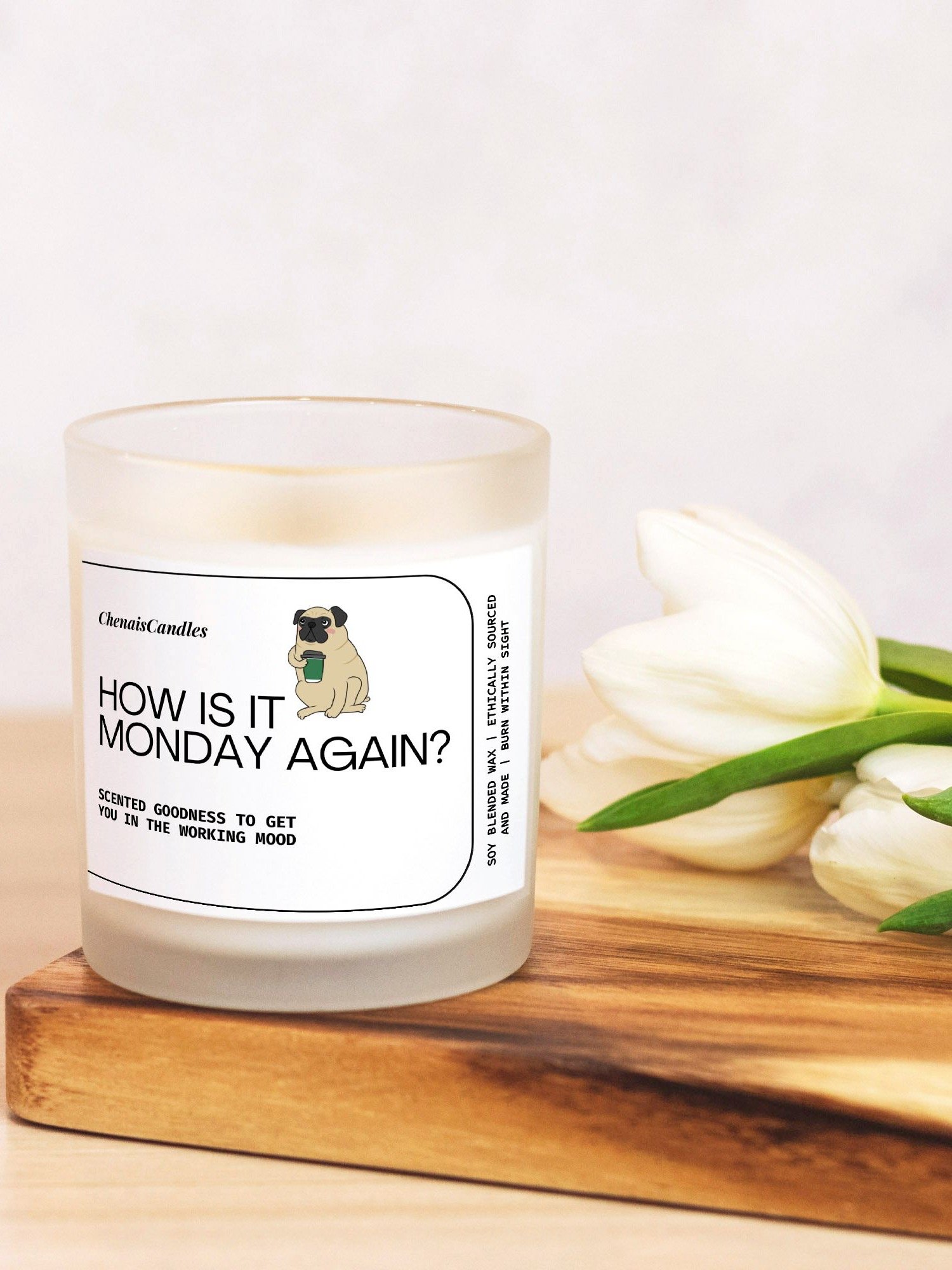 Monday Frosted Candles product image (1)