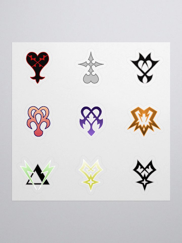 Kingdom Hearts Enemy Emblem Stickers product image (1)