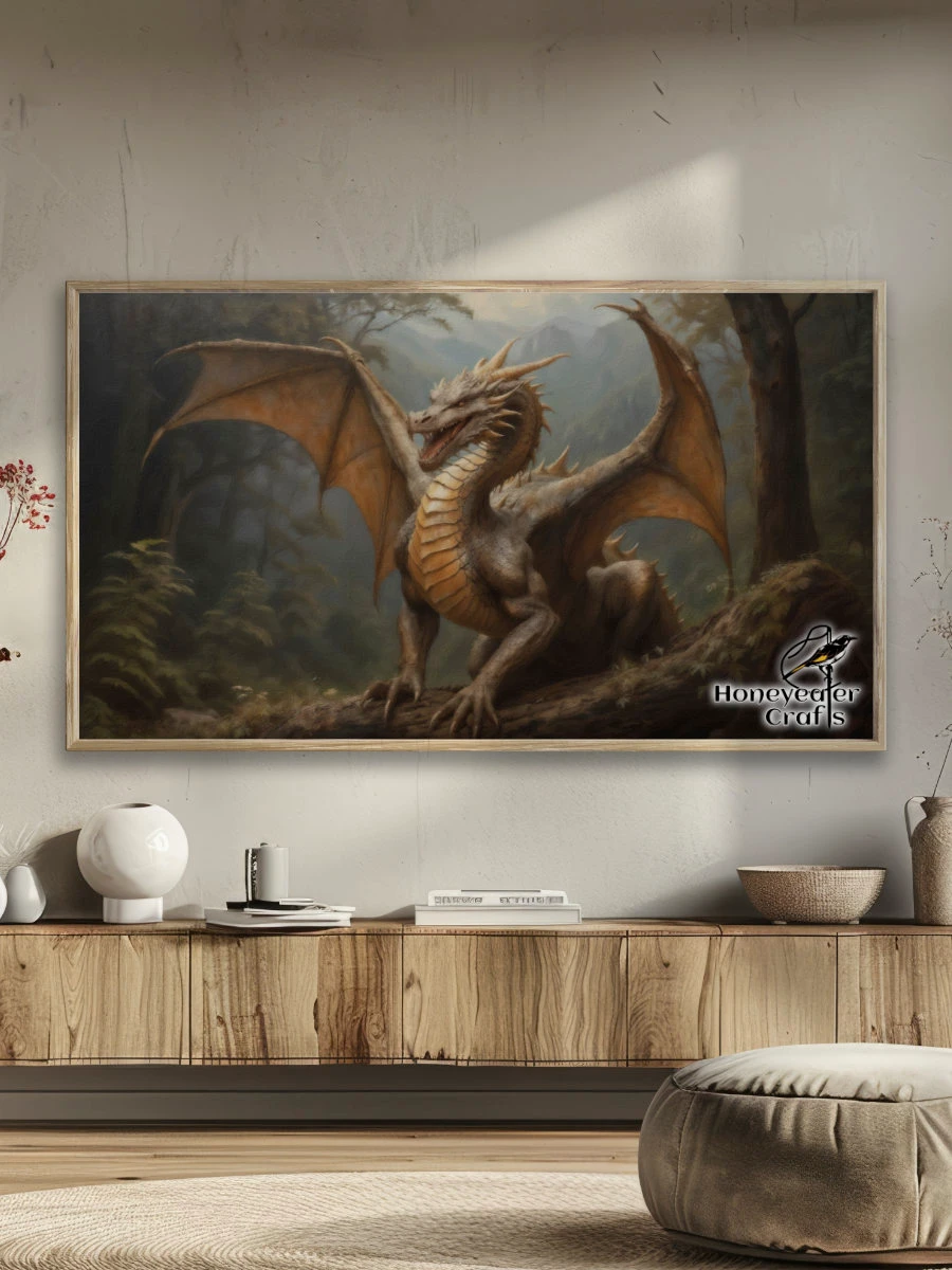 Enchanted Forest Dragon: Fantasy Frame TV Art product image (6)