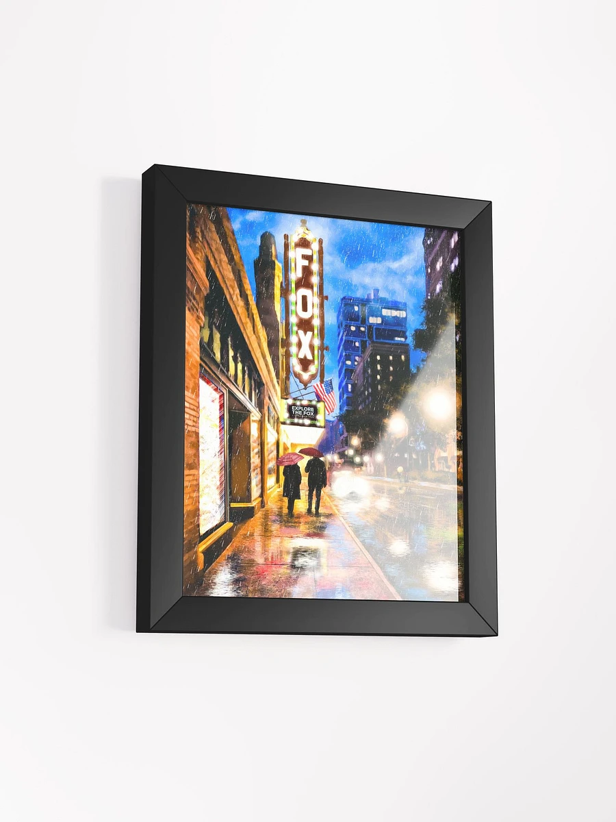 Fox Theatre At Night – Rainy Atlanta Framed Poster product image (22)