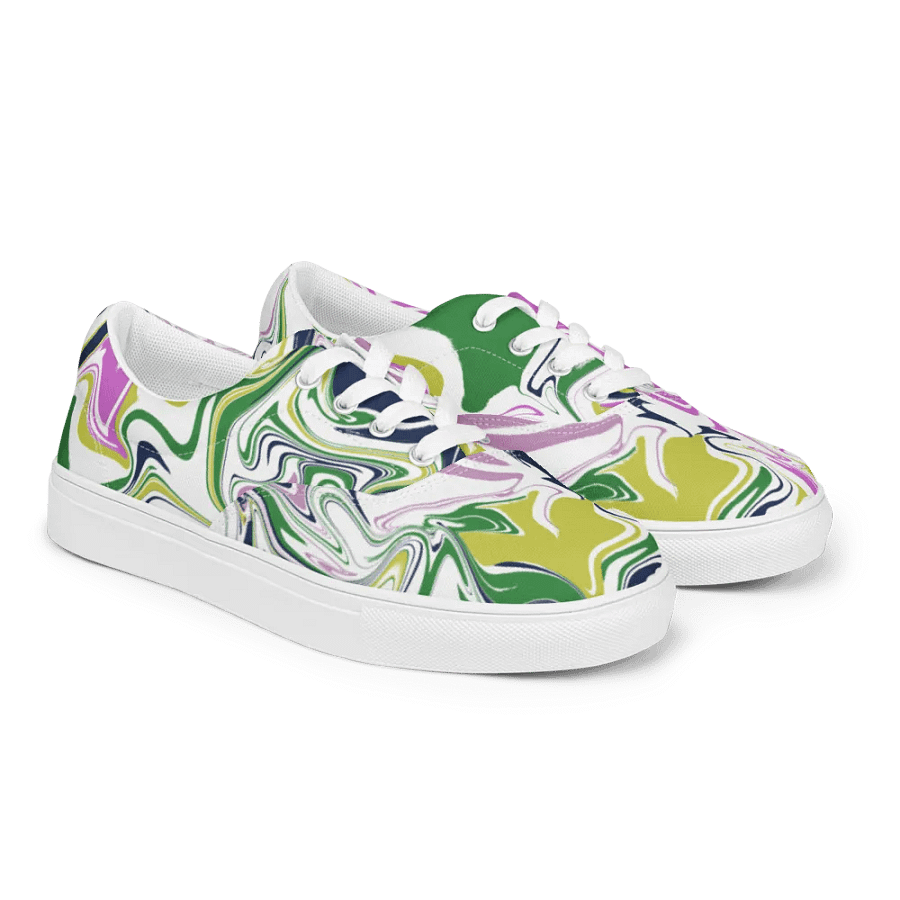 Marbled Dream Women's Lace-Up Canvas product image (10)