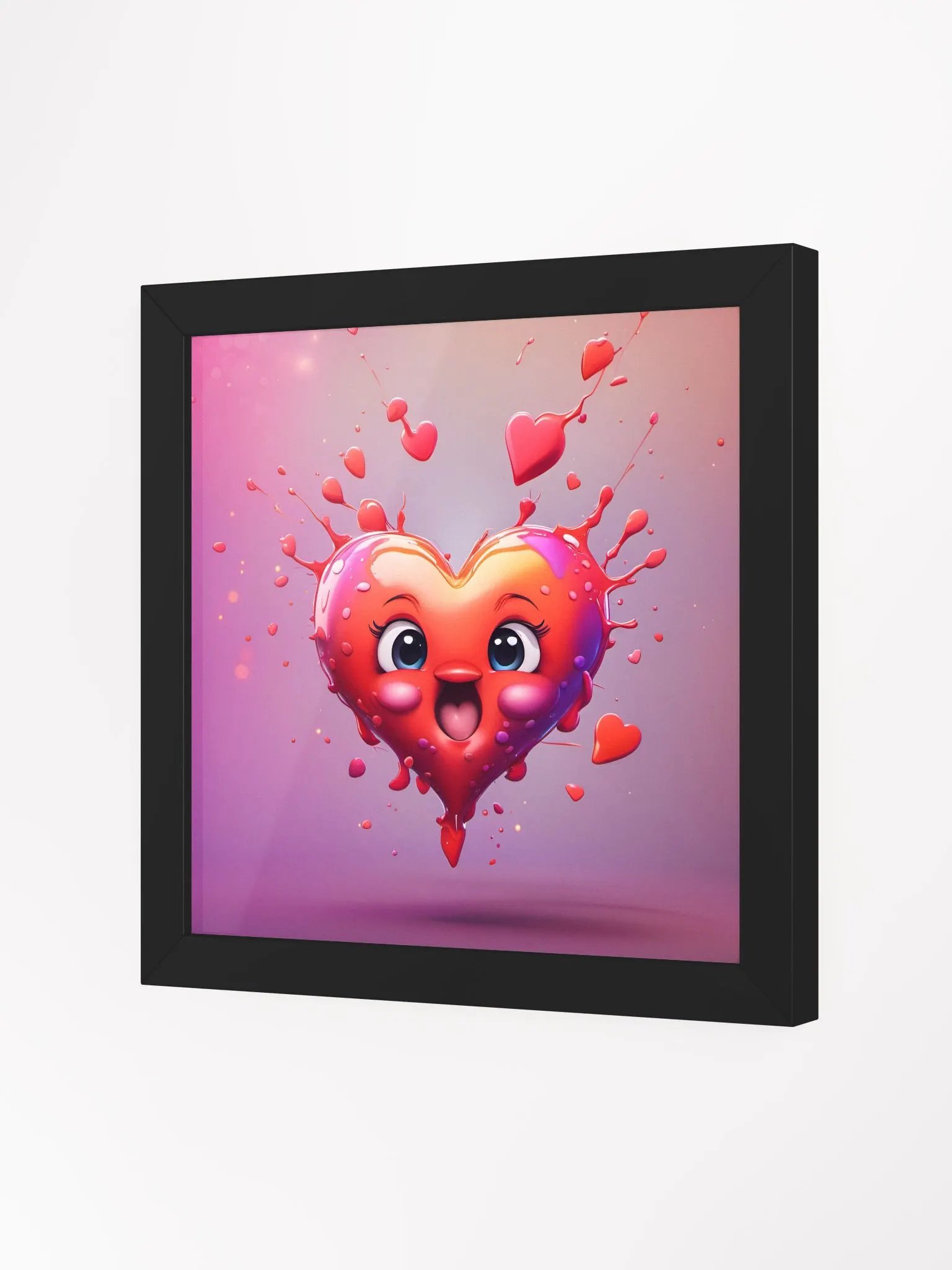 Framed Cute Heart Poster product image (10)