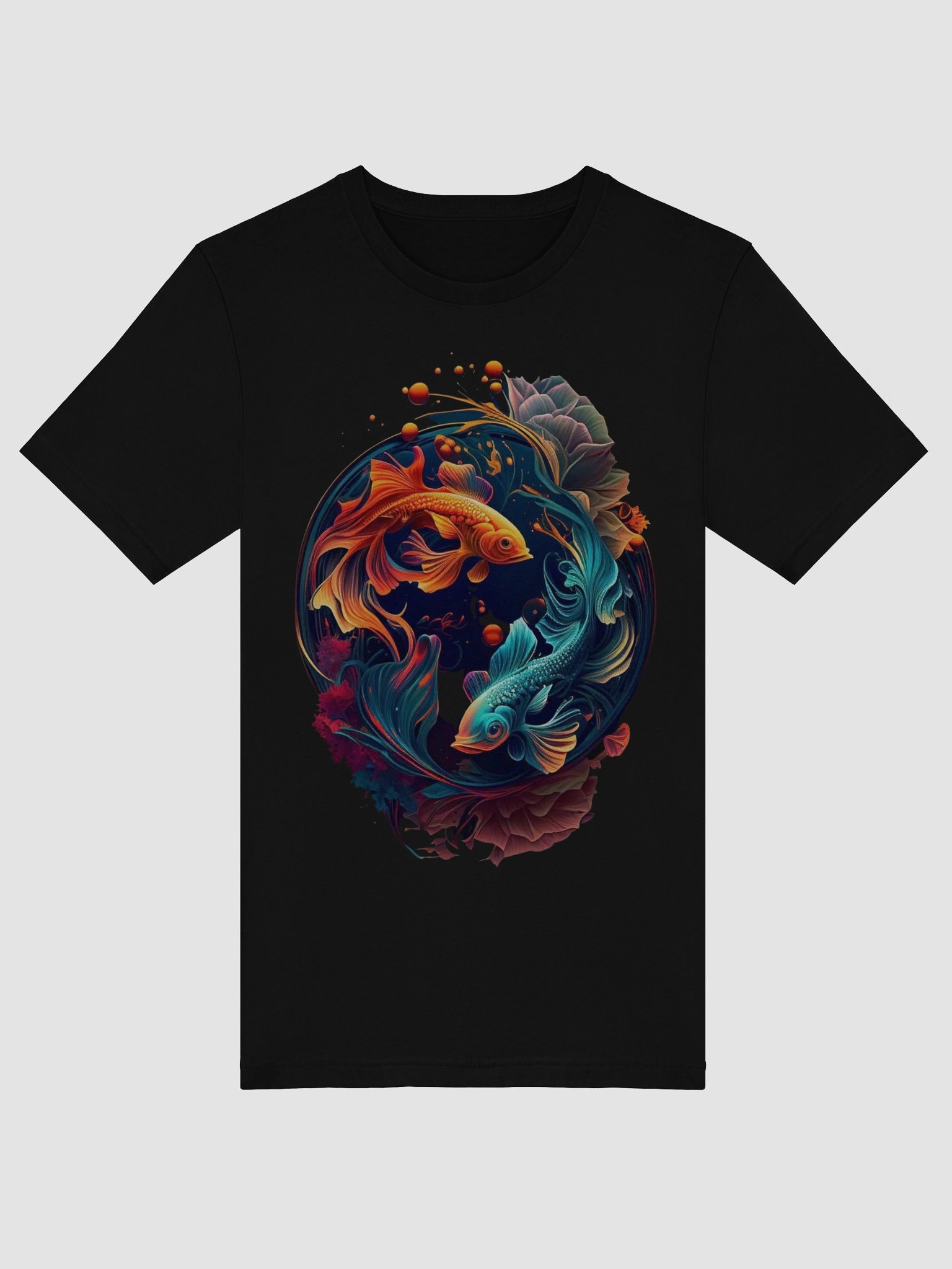 Yin-Yang Fish Harmony T-Shirt product image (3)