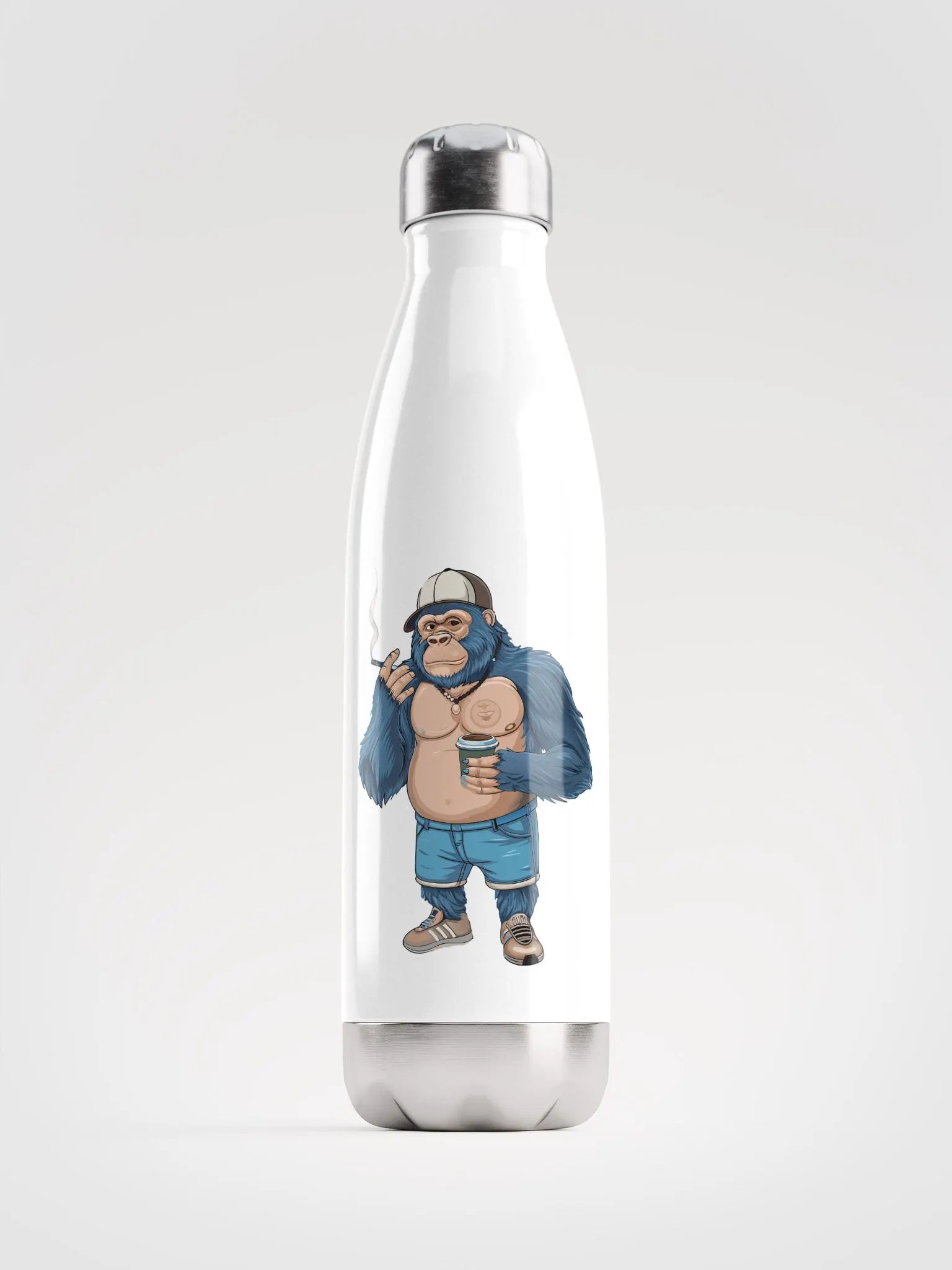 Blue Gorilla Stainless Steel Water Bottle product image (1)