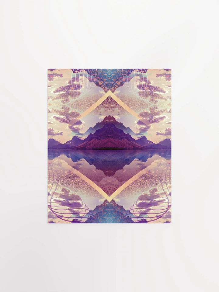 Geometric Art Print - Reflections (Cool) product image (1)