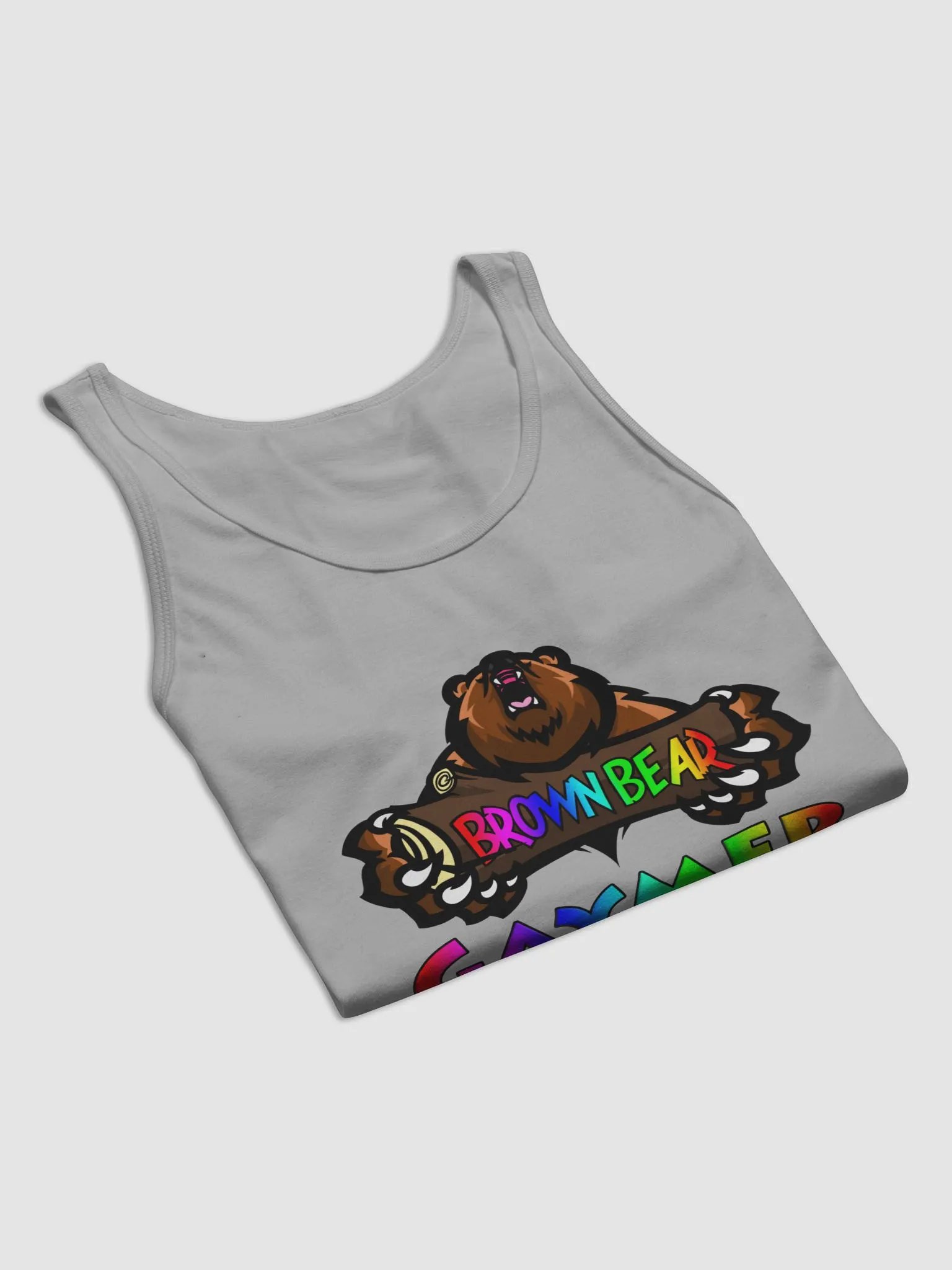 Brown Bear Gaymer (Rainbow Pride) - Tank Top product image (5)