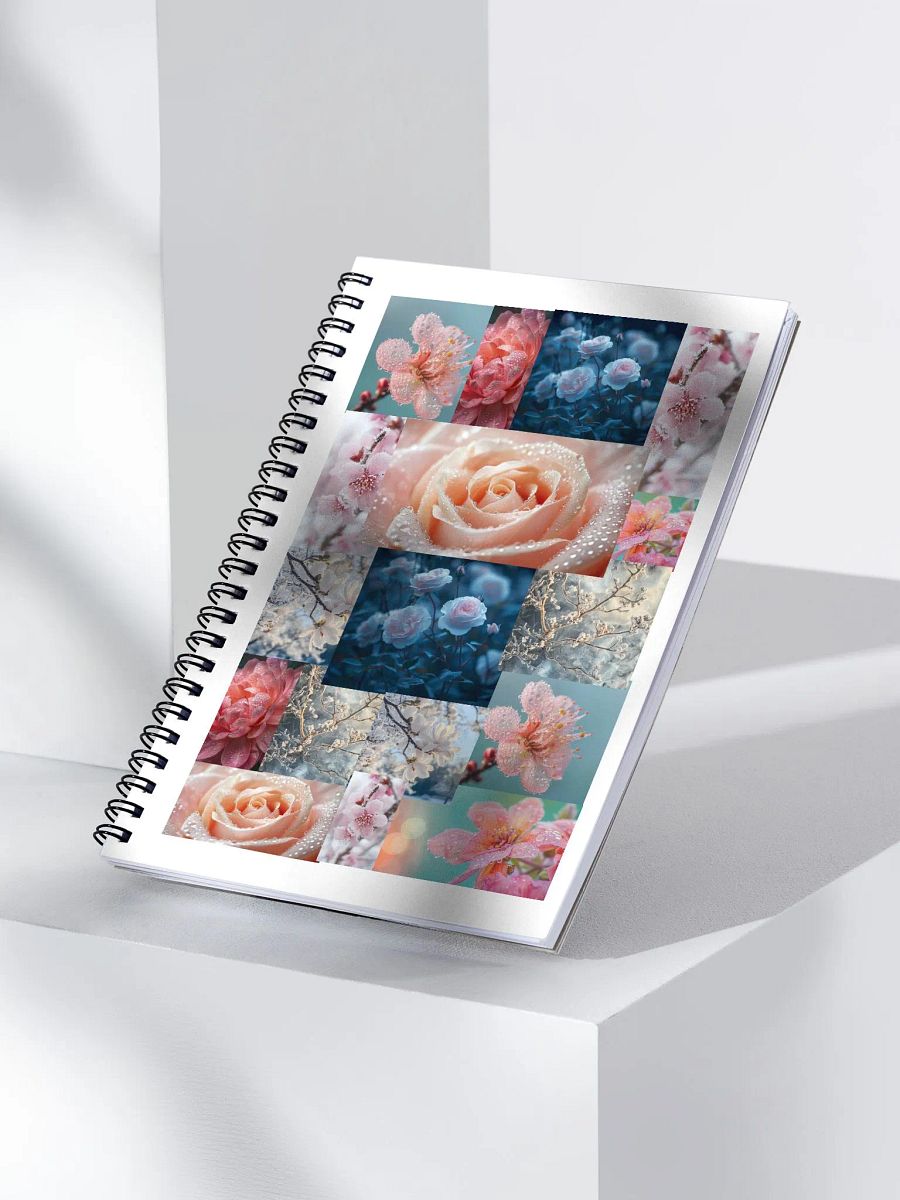 Floral Serenity Spiral Notebook product image (3)