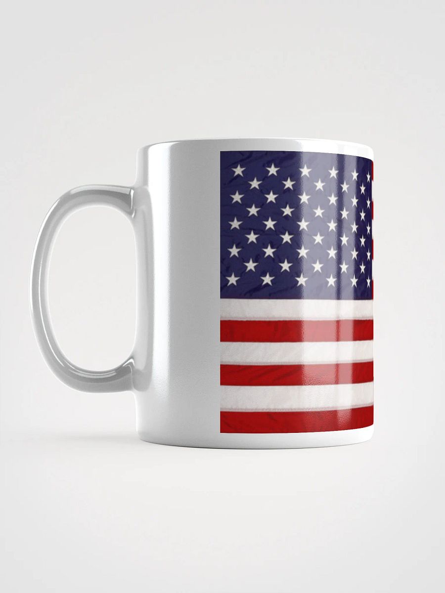 US Flag White Glossy Mug product image (18)