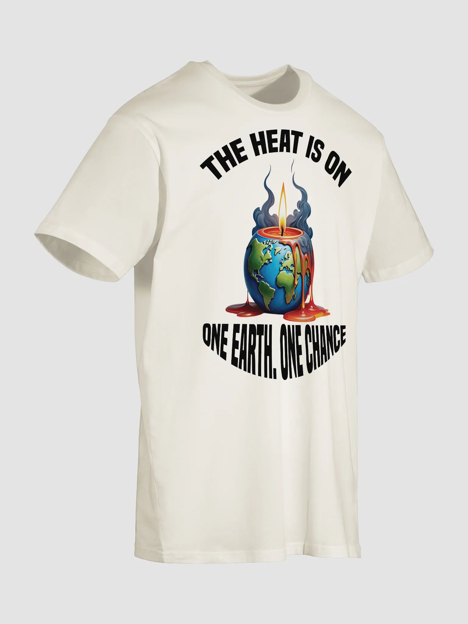 The Heat is On - One Earth One Chance Crew Neck T-Shirt product image (13)