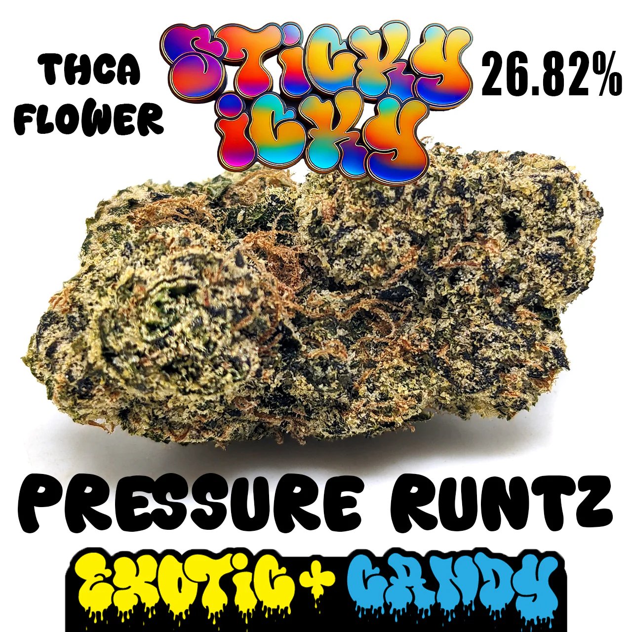 Exotic+ Candy - Sticky Icky – THCA Flower 1/4lb product image (3)