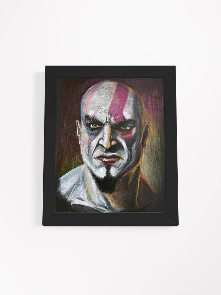 Kratos God of War Ghost of Sparta Matte Print Framed product image (1)