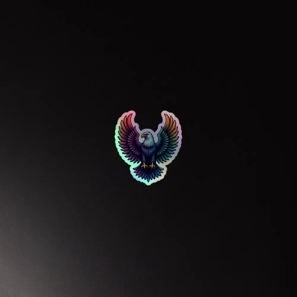 Ethereal Eagle Holographic Sticker Sheet product image (4)