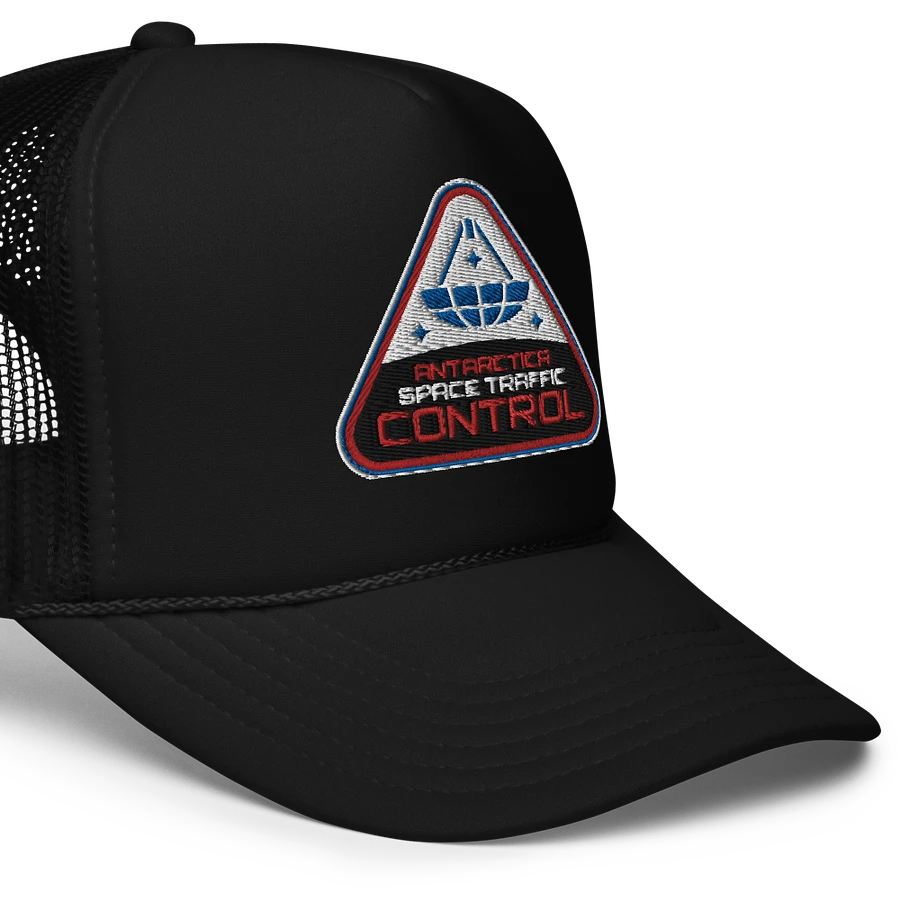 Retro-Futuristic Corporations - Antarctic Space Traffic Control Trucker cap product image (5)