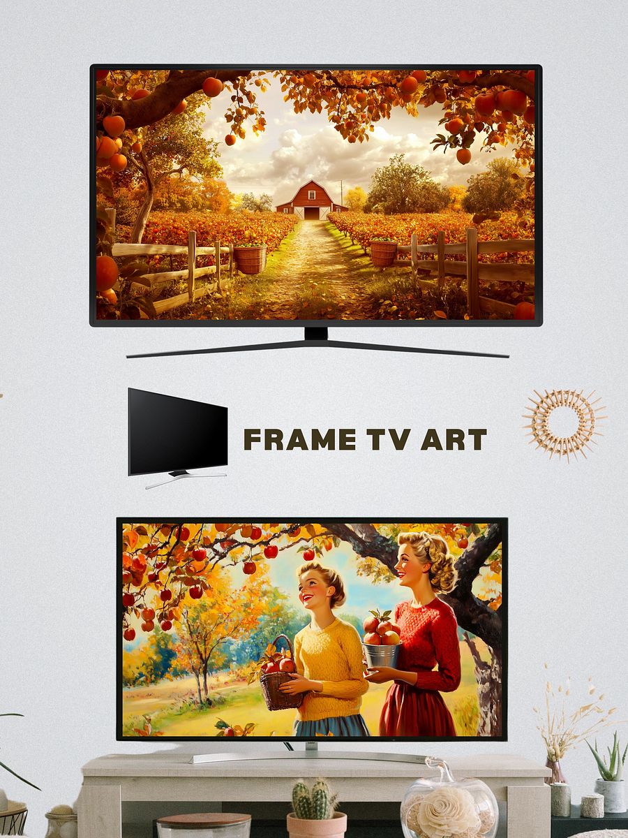 Autumn in Apple Orchard 12-Piece Digital Art Collection (Digital Download for Wallpapers, Posters & More) product image (4)