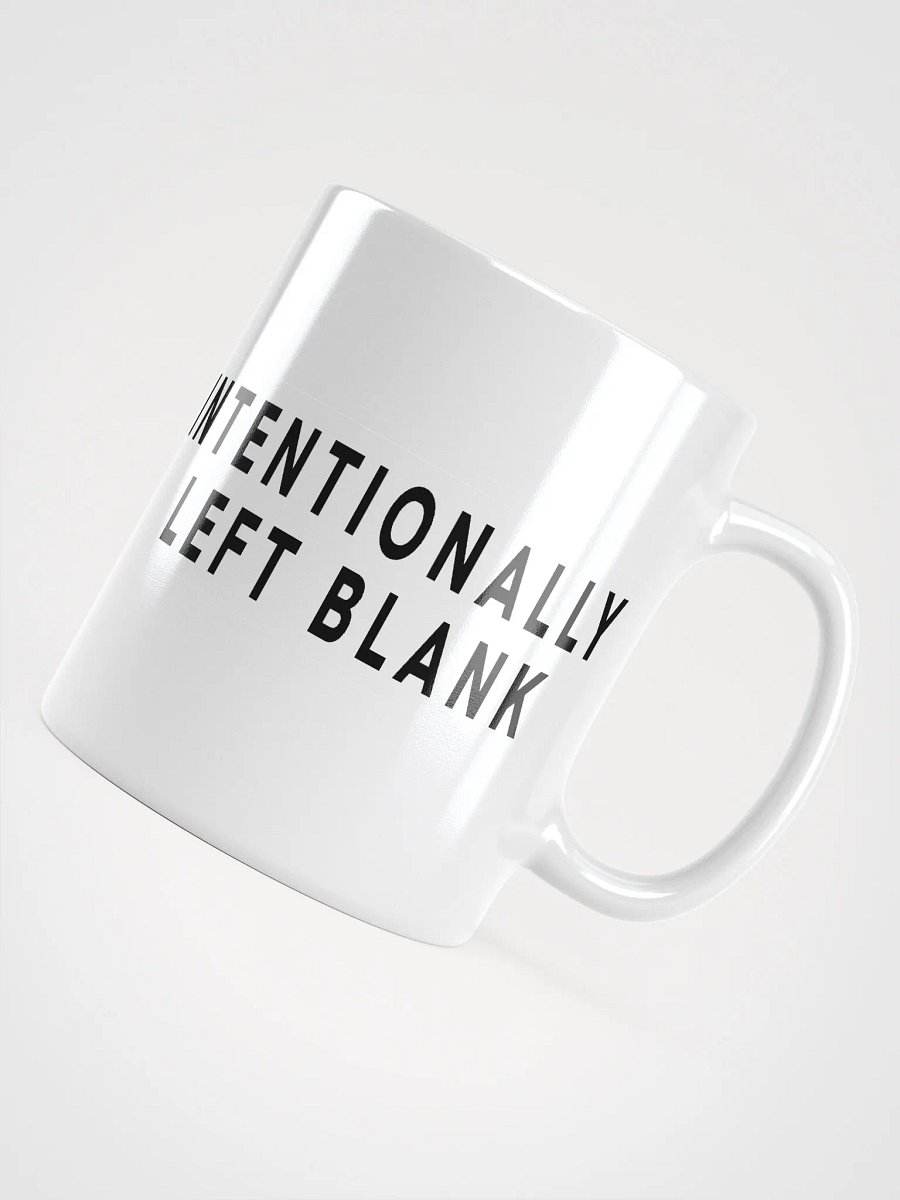 INTENTIONALLY LEFT BLANK - MUG product image (2)