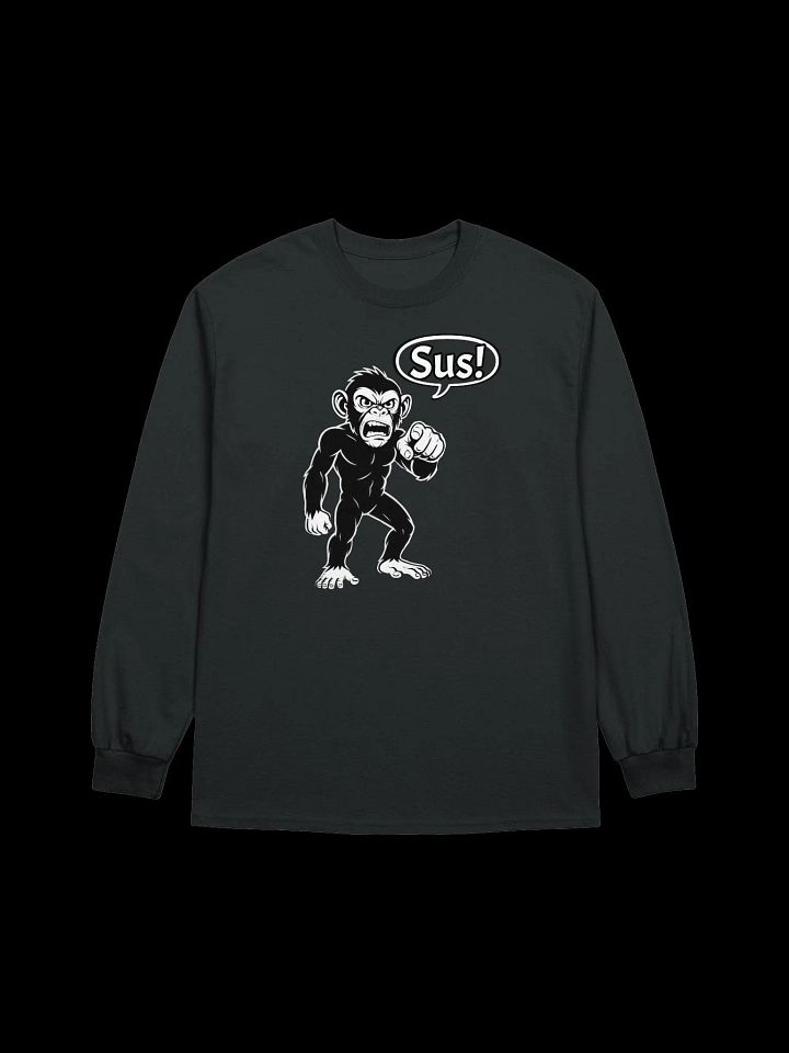 Sus Monkey - Funny - Meme - Gildan Ultra Cotton Unisex Long Sleeve T-Shirt product image (2)