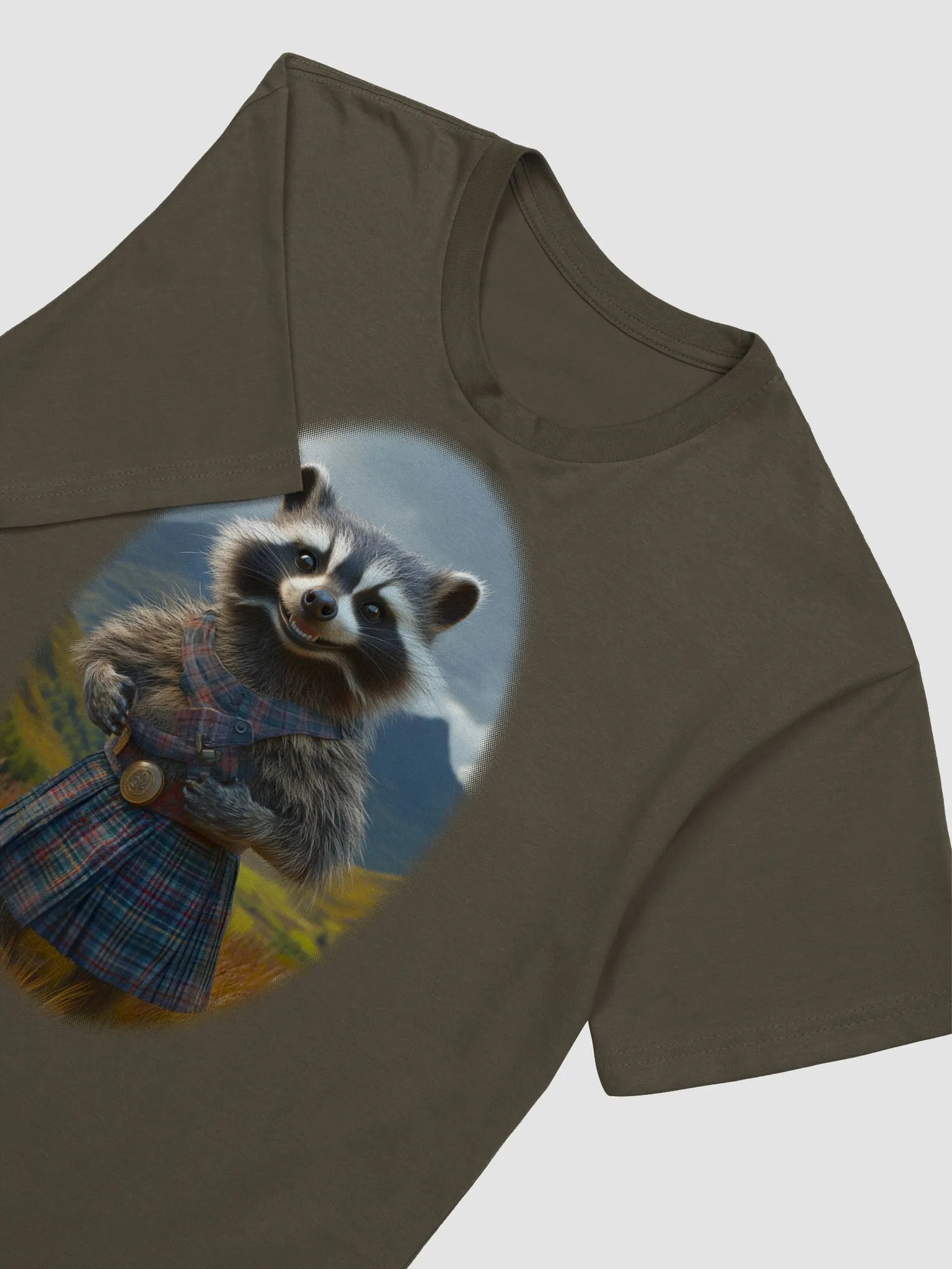 Highland Raccoon Men's T-Shirt product image (3)