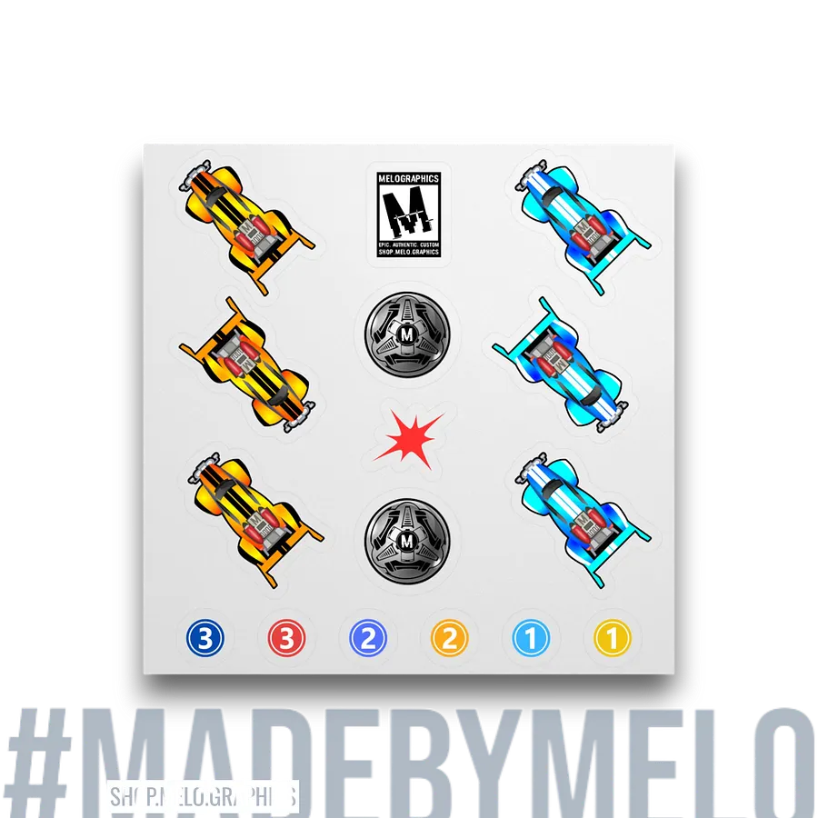 Carball Goals Training Playbook - Stickers & Printable Field Map Pack (Digital) | #MadeByMELO product image (4)