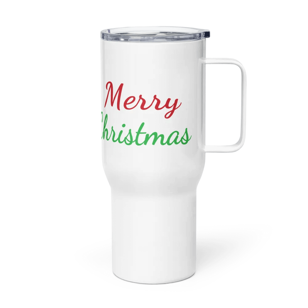 Christmas travel mug with handle product image (3)