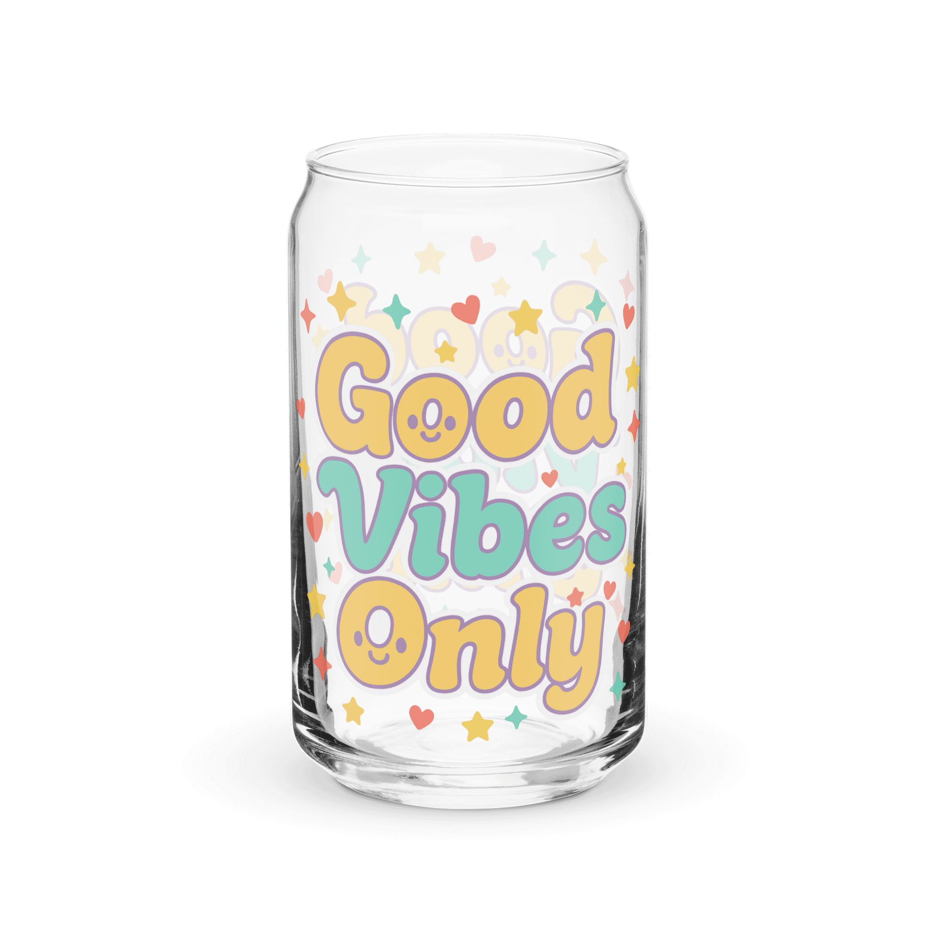 Good Vibes Only Can-Shaped Glass product image (3)