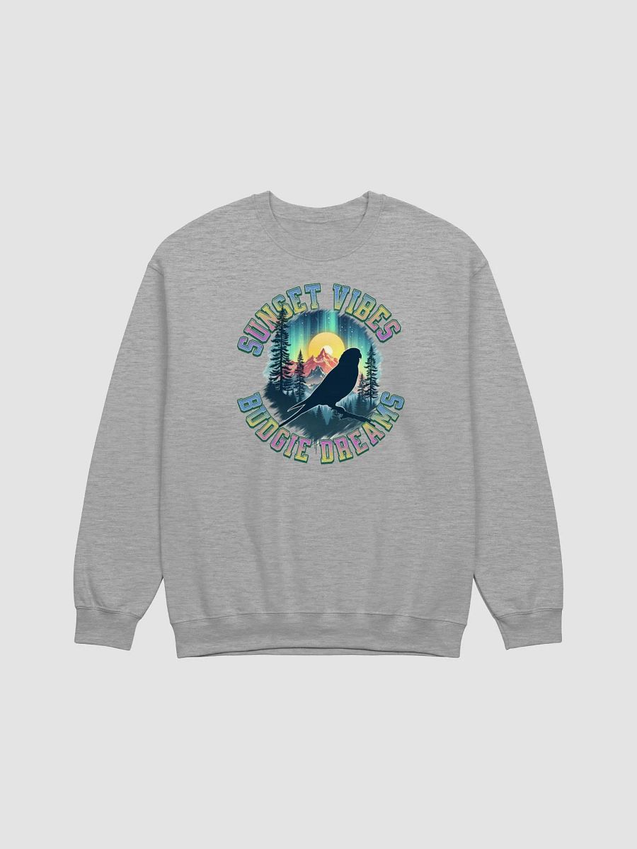 Sunset Vibes Budgie Dreams Air-Spun Classic Crewneck Sweatshirt product image (21)