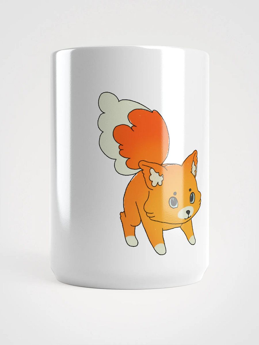 Crayon Fox White Glossy Mug product image (5)
