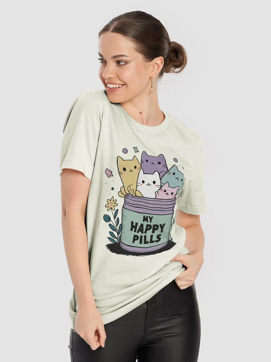 'My Happy Pills' Cat T-Shirt product image (37)