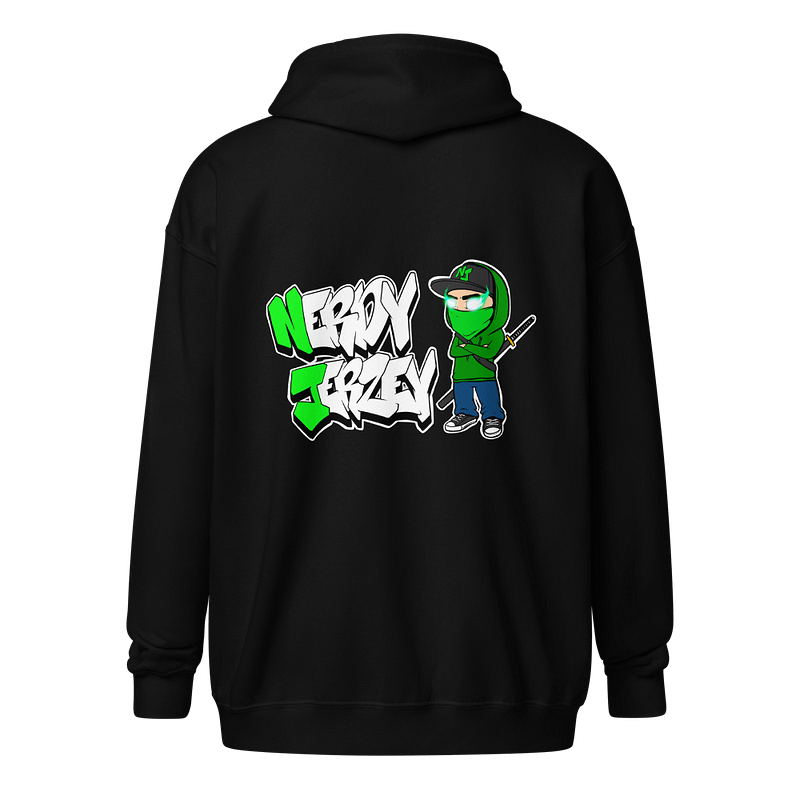 Nerdy Jerzey Zip Up Hoodie