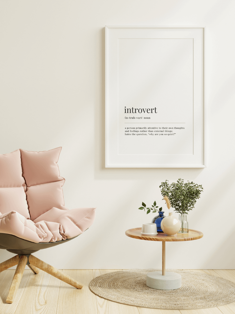 Introvert Definition Poster Print product image (3)