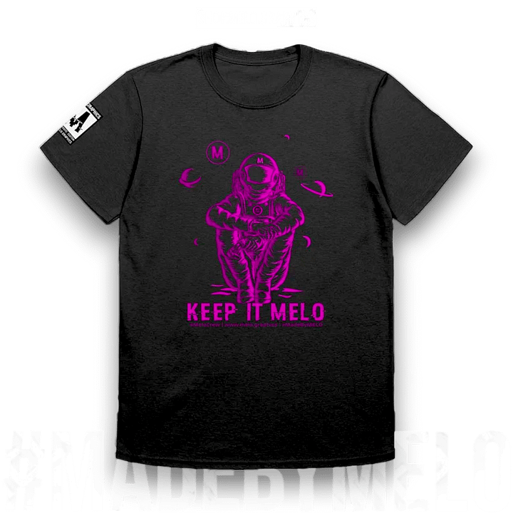 #MeloCrew Vibes: Magenta - Basic T-Shirt | #MadeByMELO product image (1)