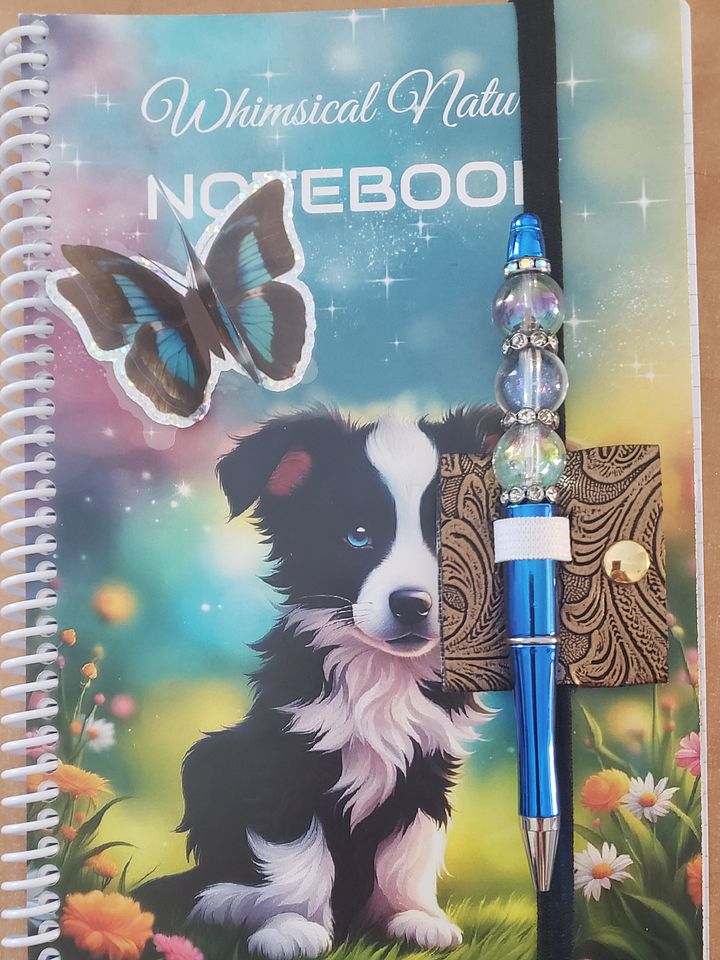 Whimsical Nature Notebook of Cute Dog and Cat product image (1)