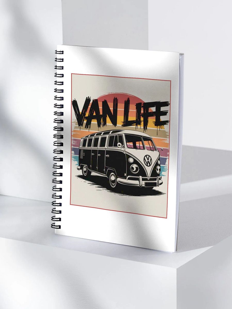 "VAN LIFE" Spiral Notebook 140 sheets product image (4)