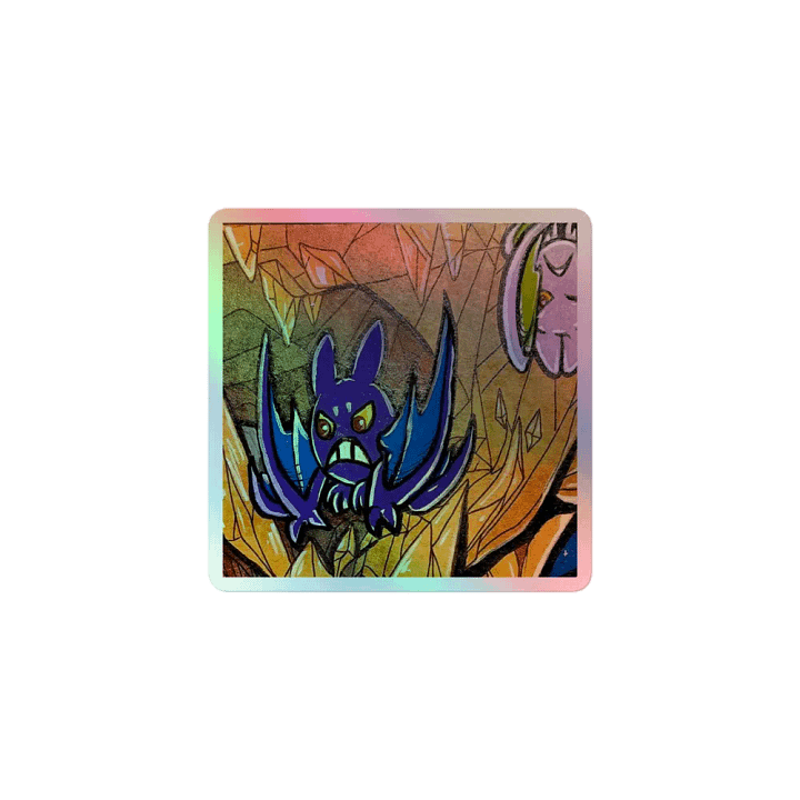 Crobat Gang Holofoil Sticker product image (1)