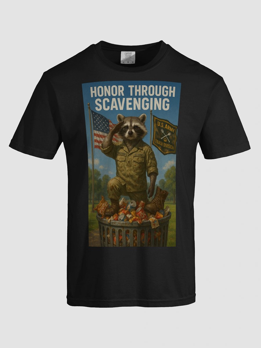 Raccoon Honor Through Scavenging T-Shirt product image (73)