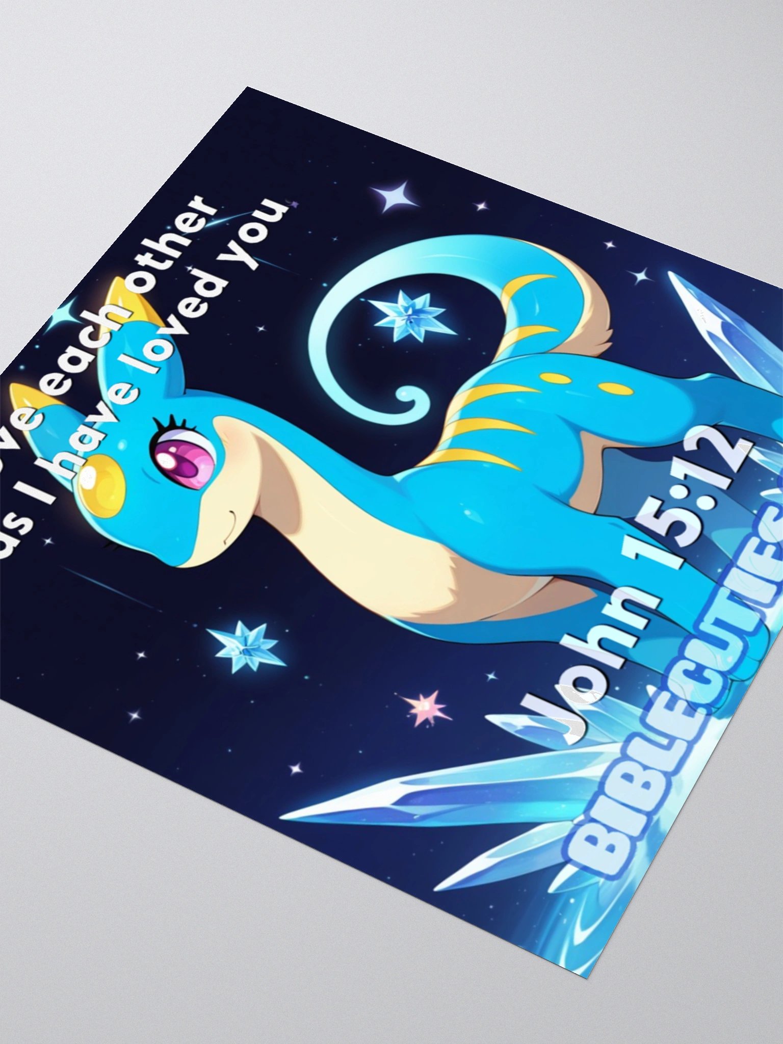 Bible Cuties Michali - Love each other as I have loved you Sticker product image (5)