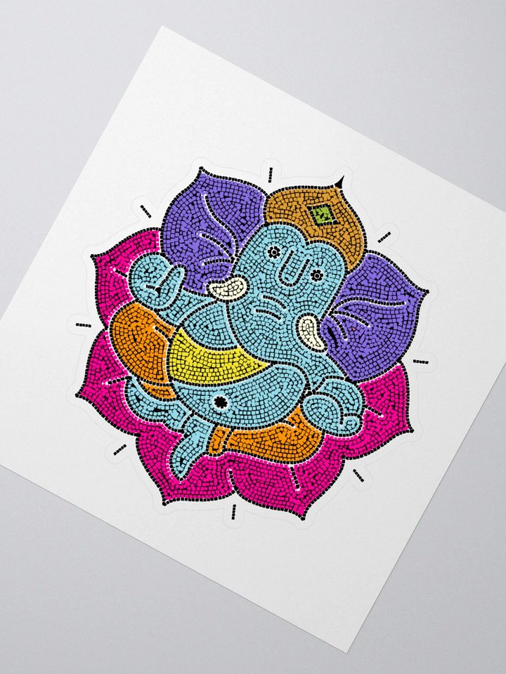 Ganesha Mosaic Kiss Cut Stickers product image (6)