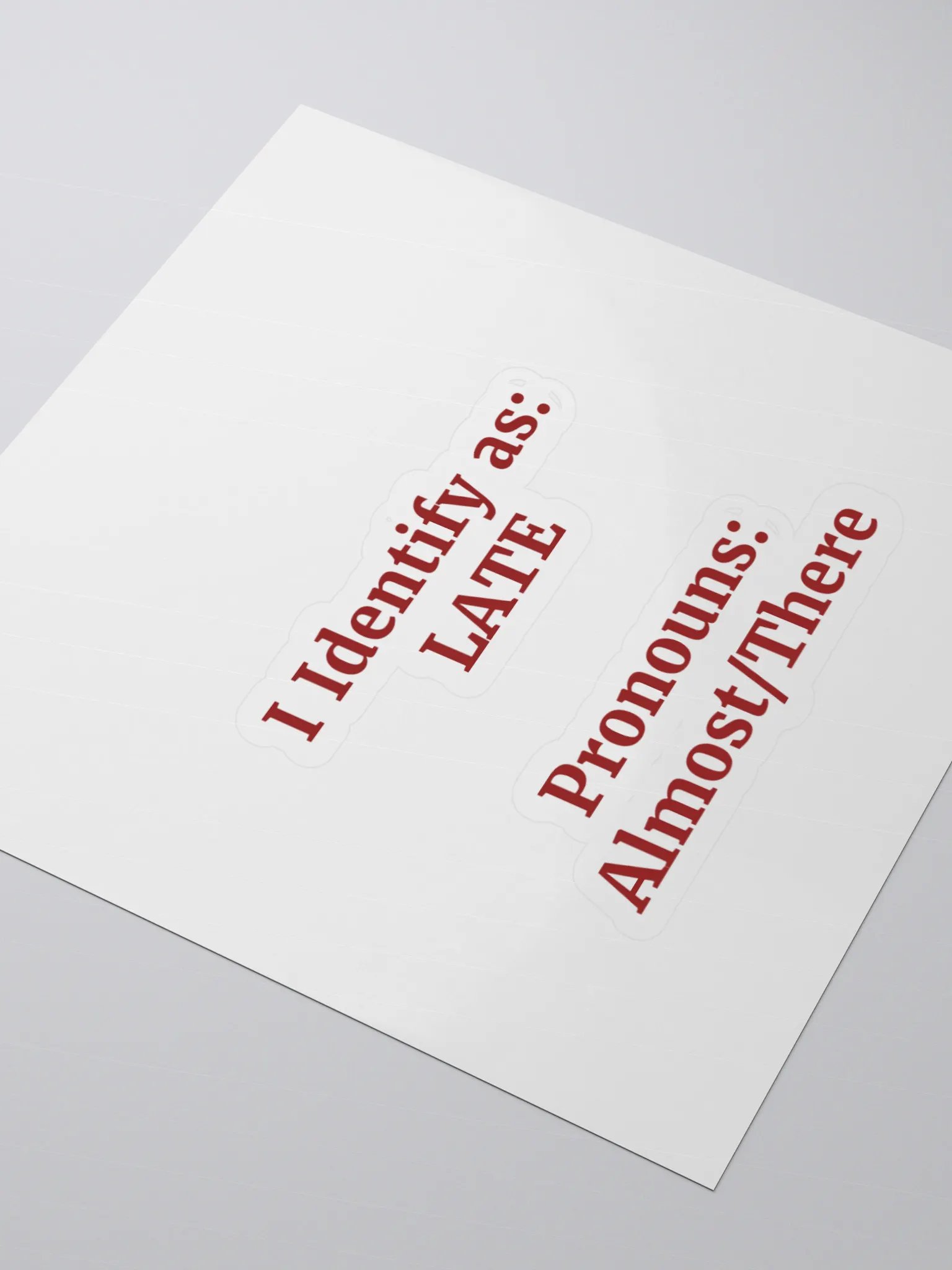 Fashionably Late Sticker Set product image (3)