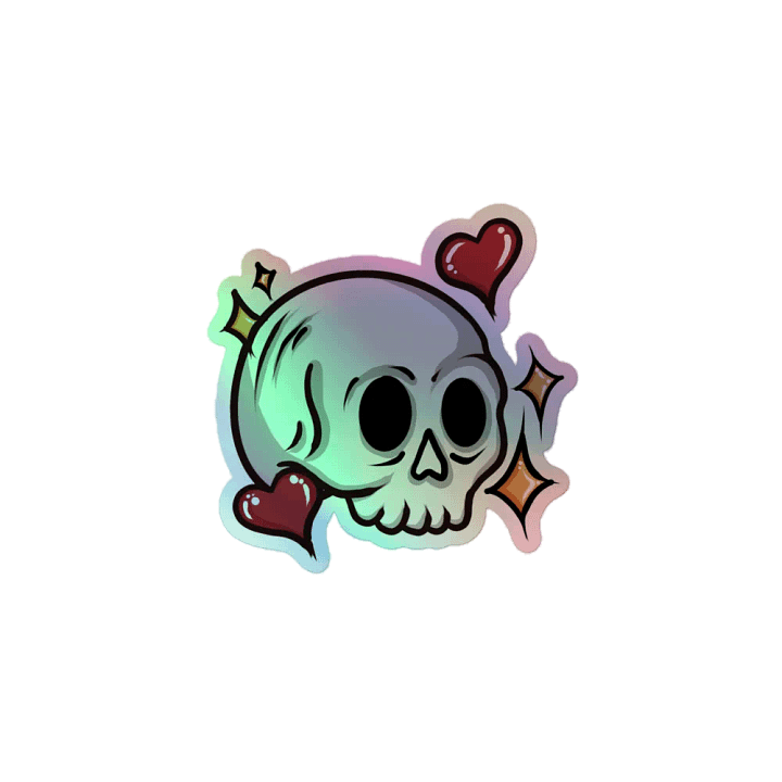 Skull Emote Sticker product image (1)