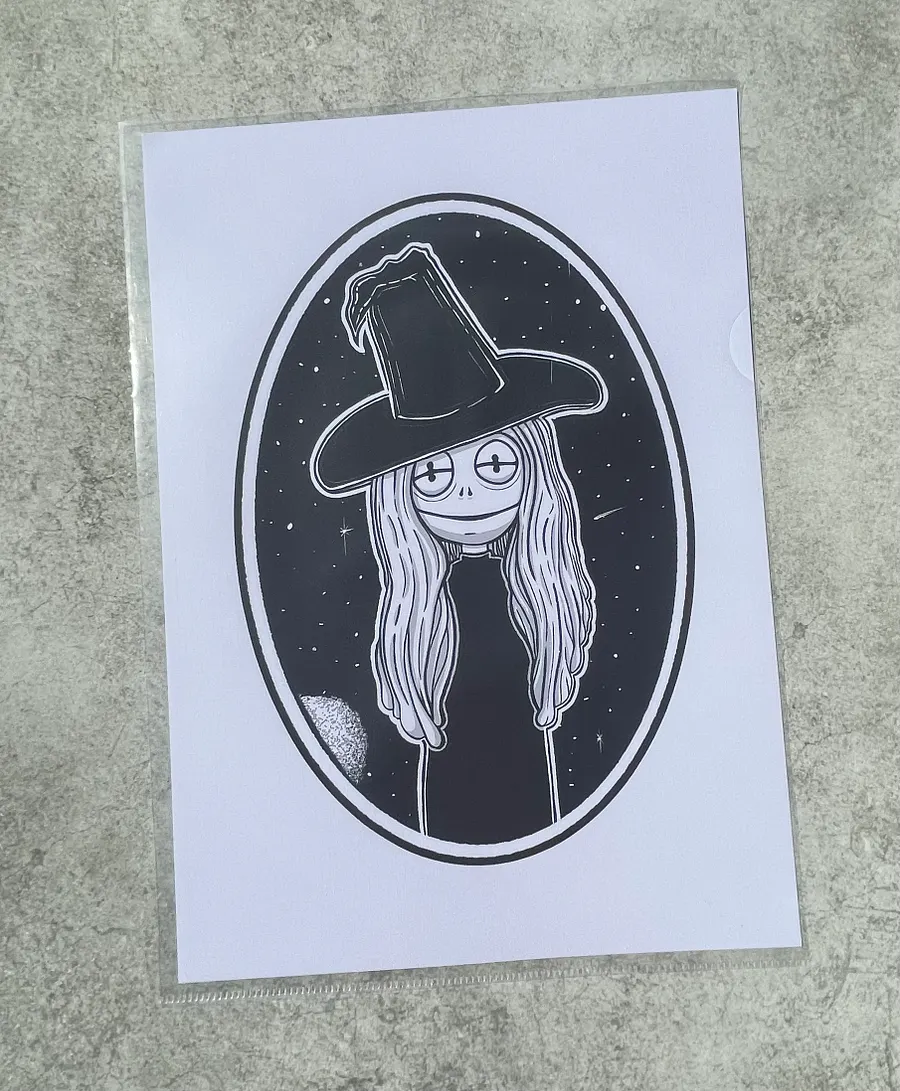 Frog Witch A4 Fine Art Print product image (1)