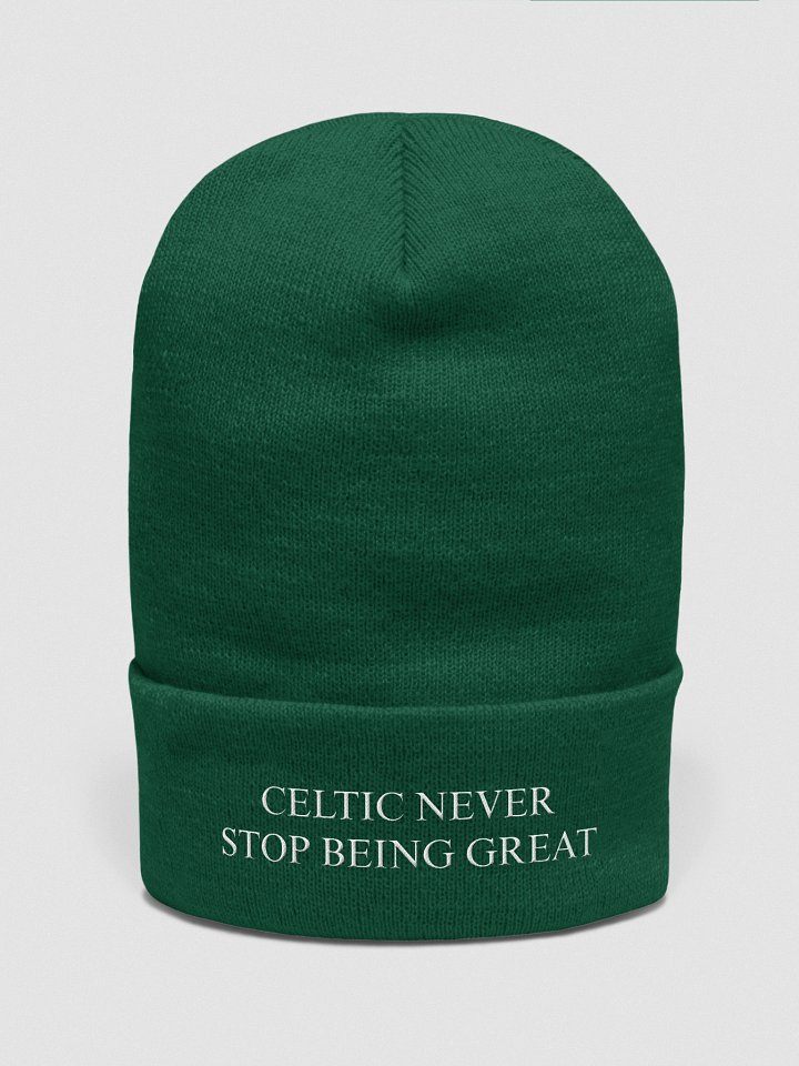 Celtic Never Stopped Being Great Beanie product image (1)