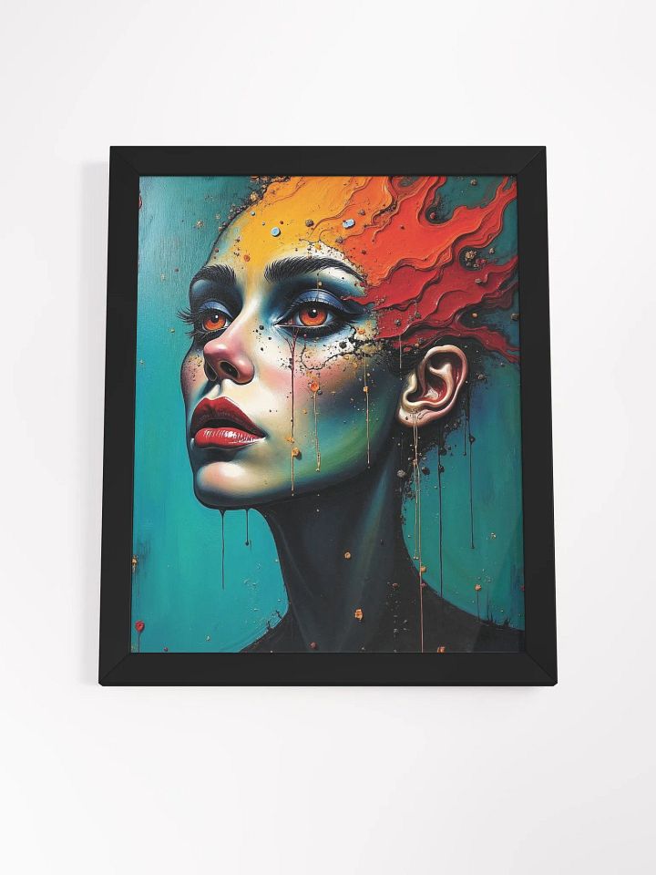 Flame-haired Muse Framed Print product image (8)
