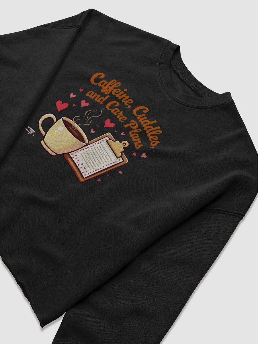 Caffeine & Care Plans Crop Sweatshirt product image (19)