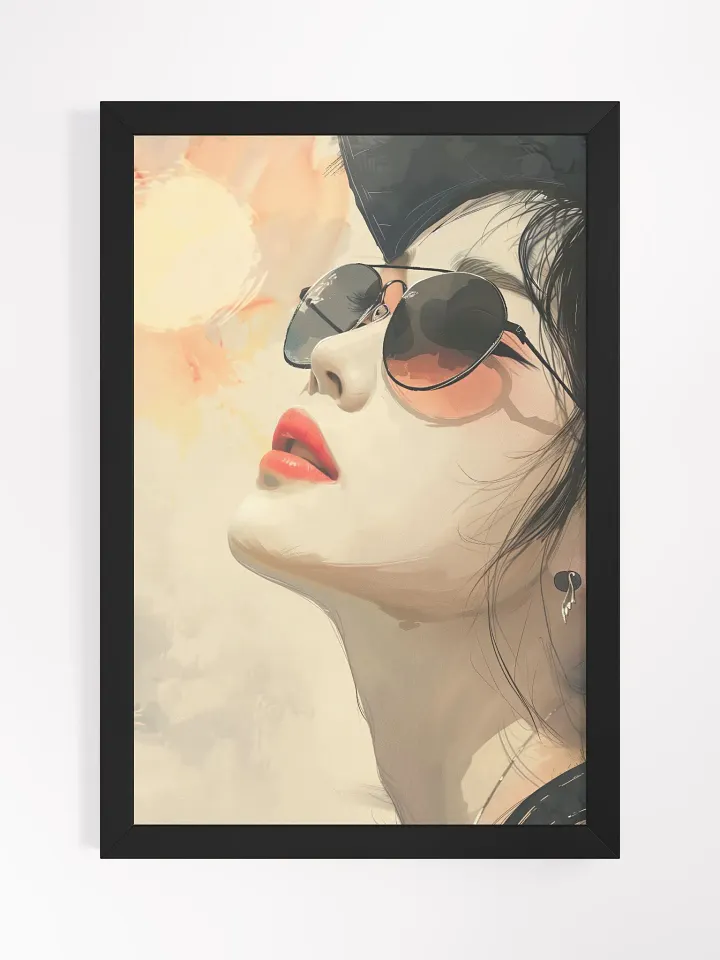 Sun-Kissed Reflections - Pop Art Poster Framed product image (2)
