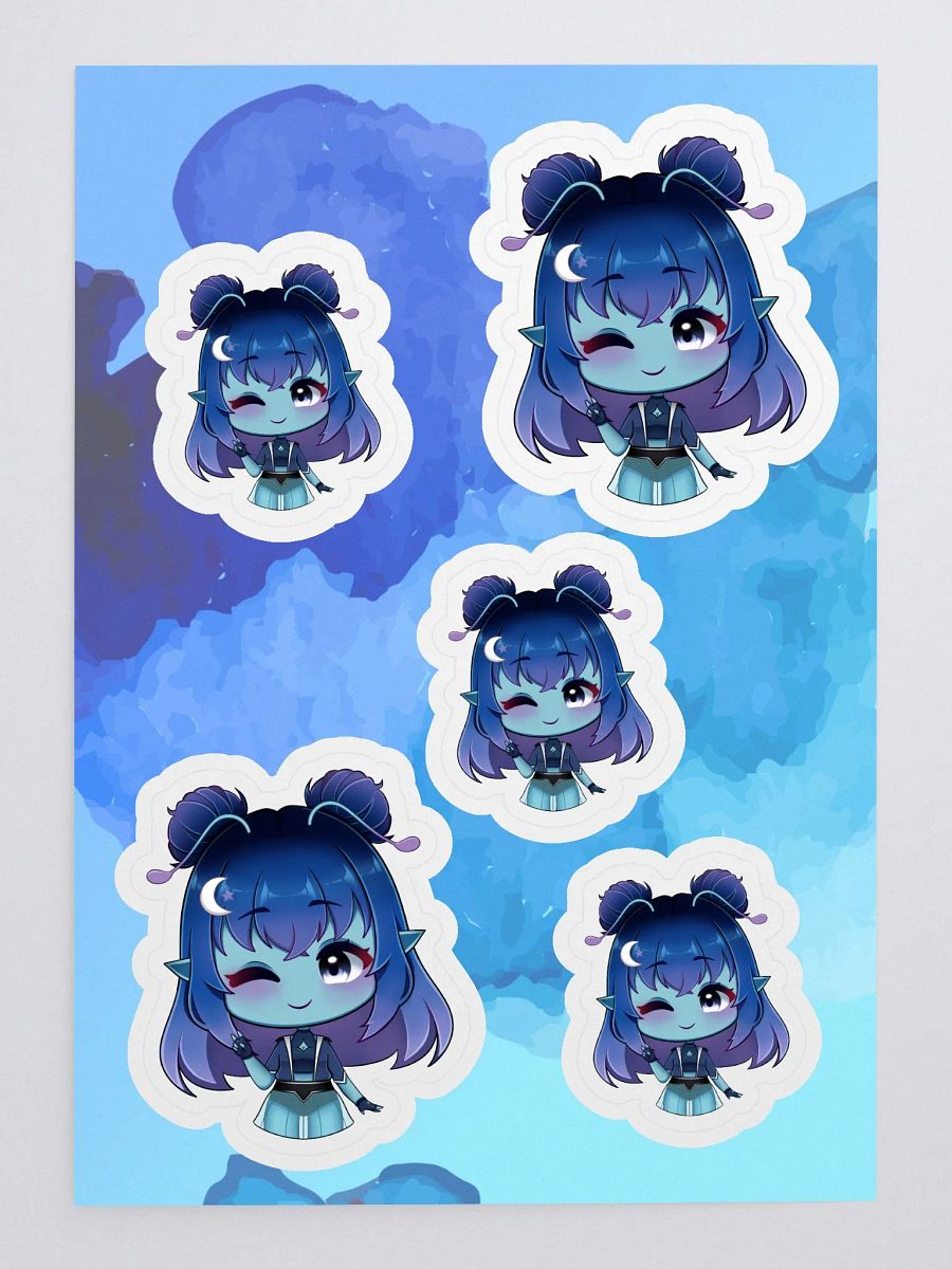 Peace Starry Chibi Sticker Sheet product image (3)