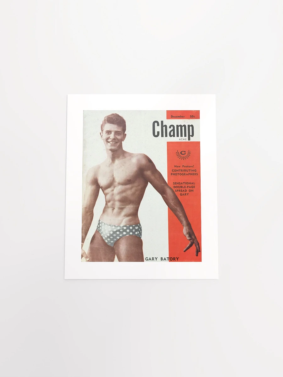 CHAMP Magazine Cover (December 1962) - Print product image (4)