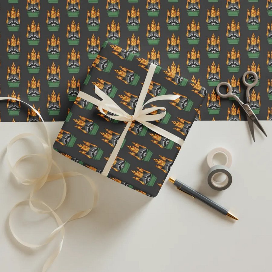 Trash wrapping paper product image (12)